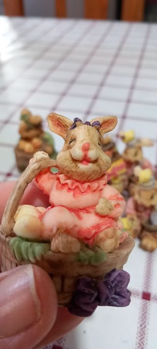 Collezione coniglietti resina