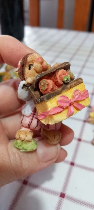 Collezione coniglietti resina