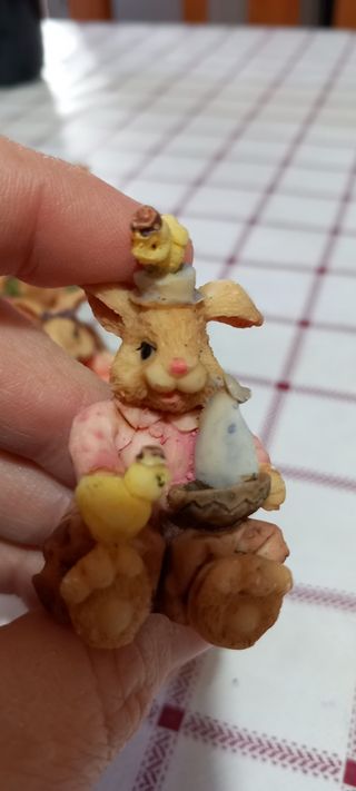 Collezione coniglietti resina