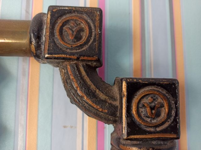 CABECERO HIERRO FORJADO Y LATÓN