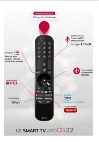 Tv 43” 4k LG Blanco