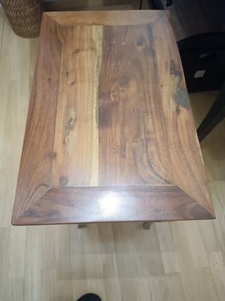 Mesa escritorio francesa de madera antigua