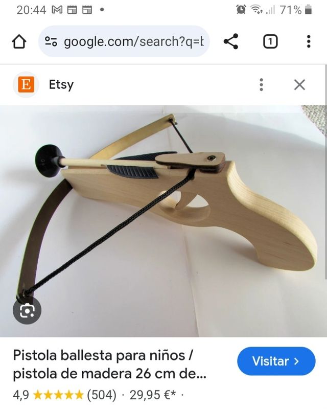 Ballesta madera