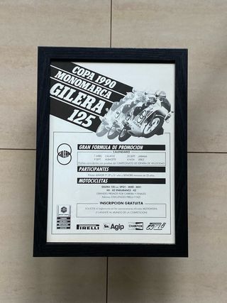 COPA GILERA cuadro poster cartel