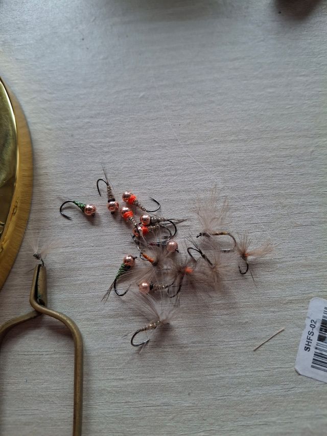 Moscas secas y ninfas