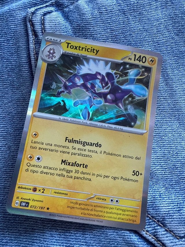 Carta Pokemon Toxtricity