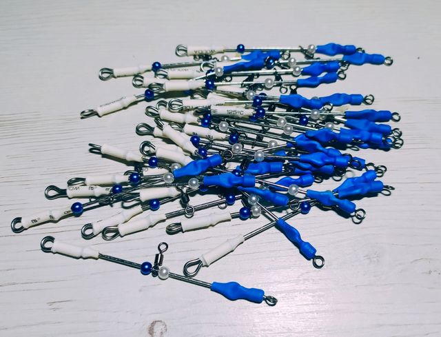 30 urfes para surfcasting azul y blanco