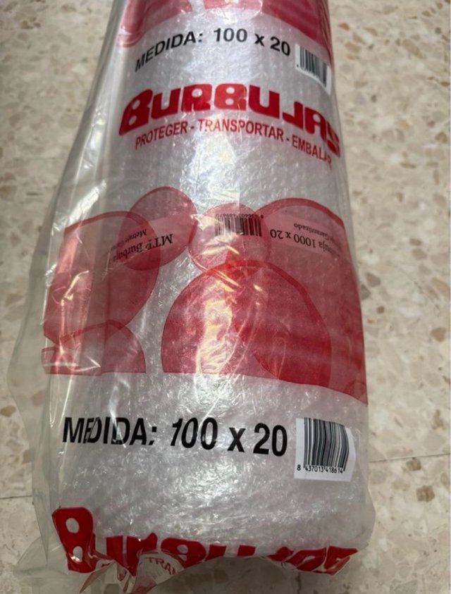 Rollo de Papel de burbujas 20 metros x 1 metro