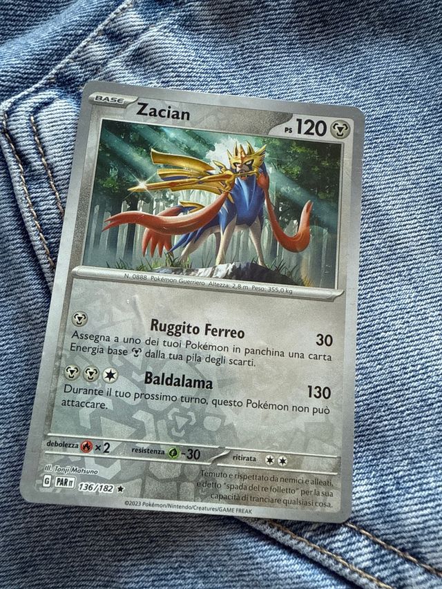 Carta Pokemon Zacian