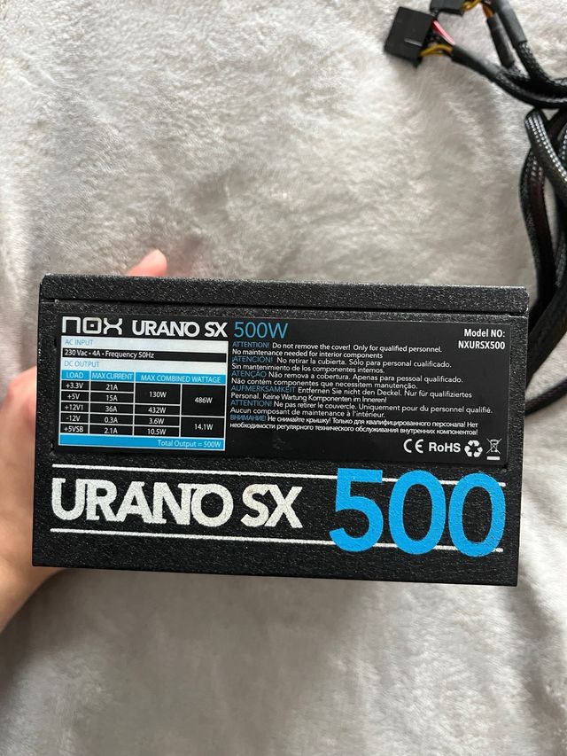 Fonte de Alimentação NOX Urano SX 500W