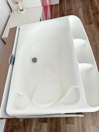 Bañera bebe cambiador