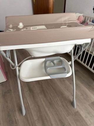 Bañera bebe cambiador