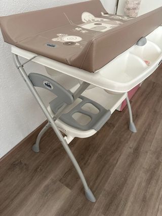 Bañera bebe cambiador