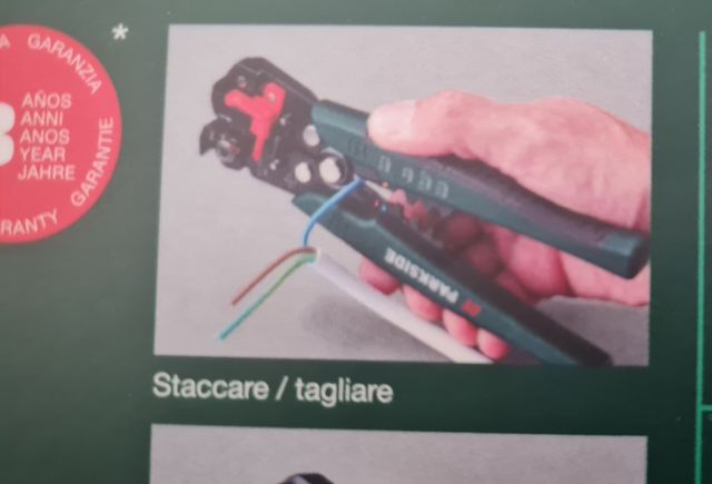 Set spelafili e pinza crimpatrice