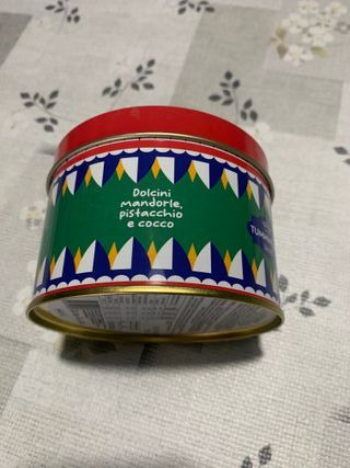 6 scatole in latta Vintage