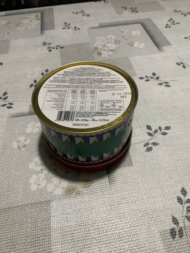 6 scatole in latta Vintage