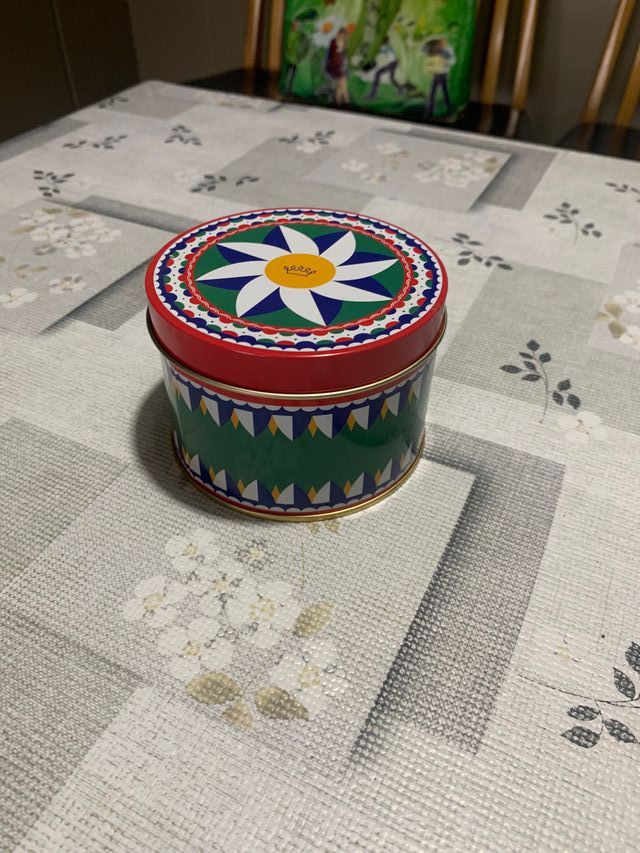 6 scatole in latta Vintage