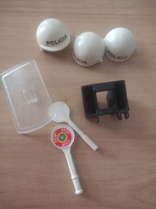 Accesorios policia Playmobil vintage