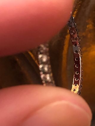 Anillo Swarovski plateado con circonitas