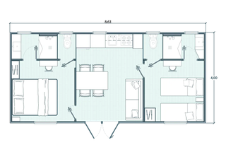 Mobilhome nueva tipo suite 