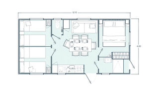 Mobilhome nueva a dos aguas
