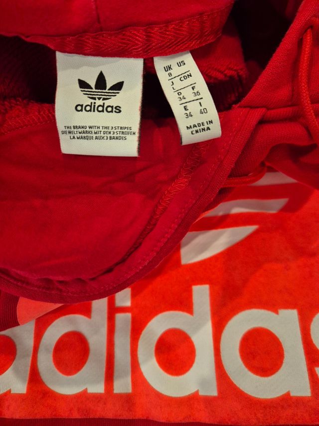 Sudadera Adidas sin uso talla 34