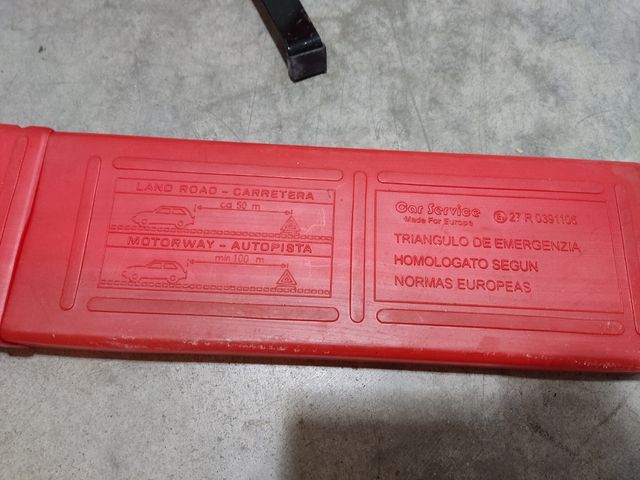 Triángulos para coche