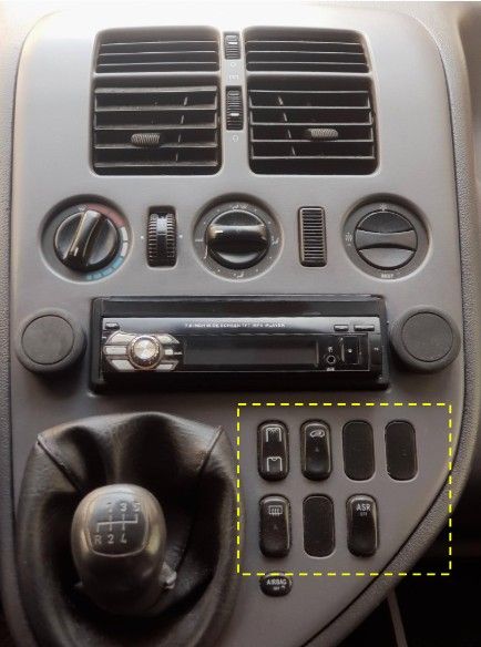 Kit Obturadores consola central VITO W638