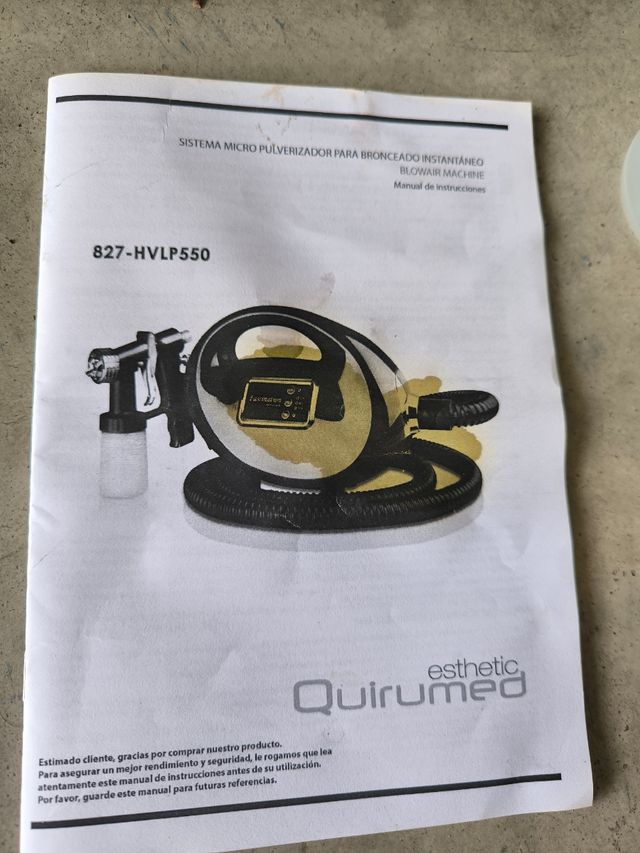 Equipo bronceado profesional quirumed