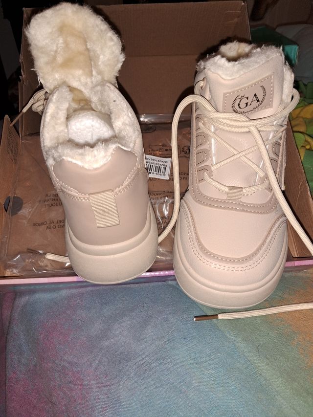 Botas forro térmico con suela gruesa T35