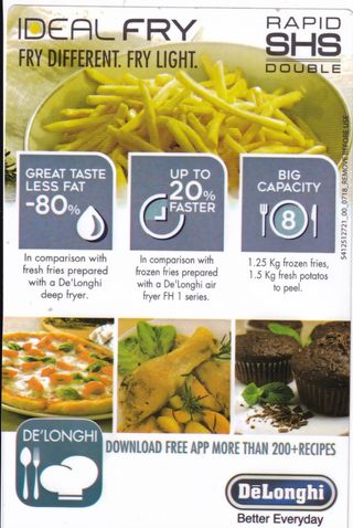 Friggitrice ad aria De Longhi