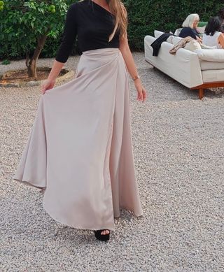 Falda champán evento