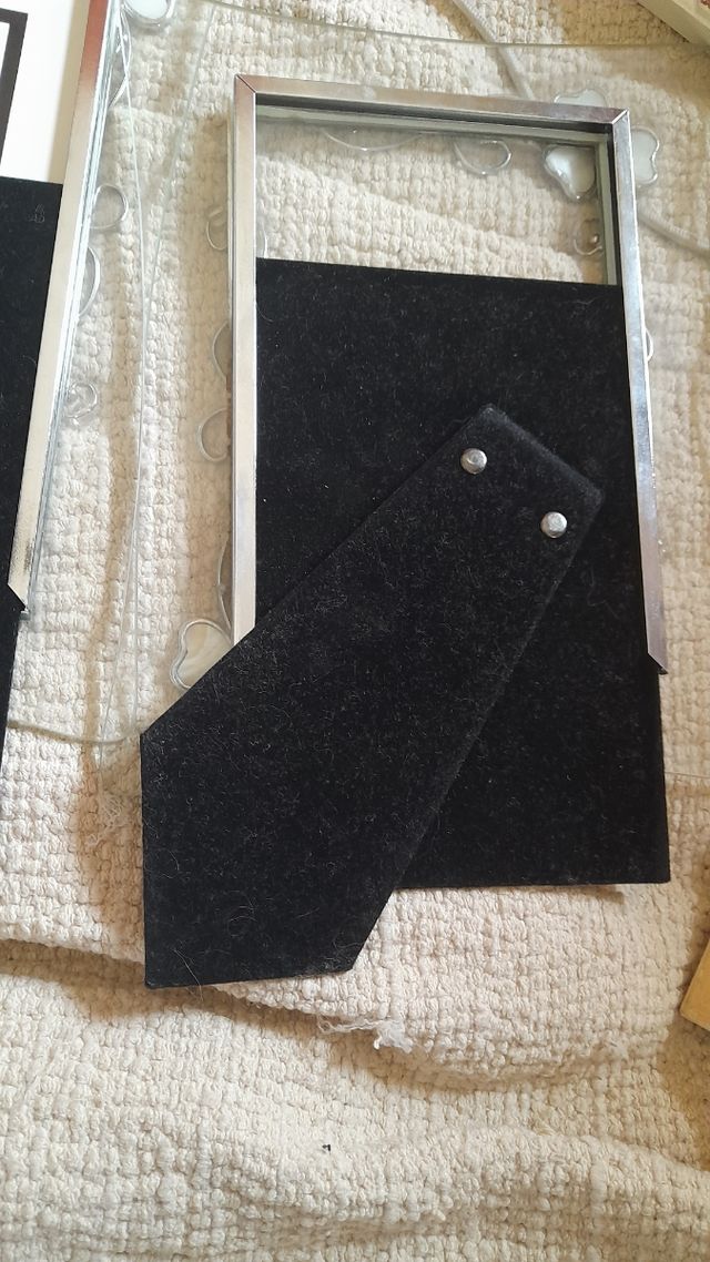 Marcos de foto de cristal y decorados