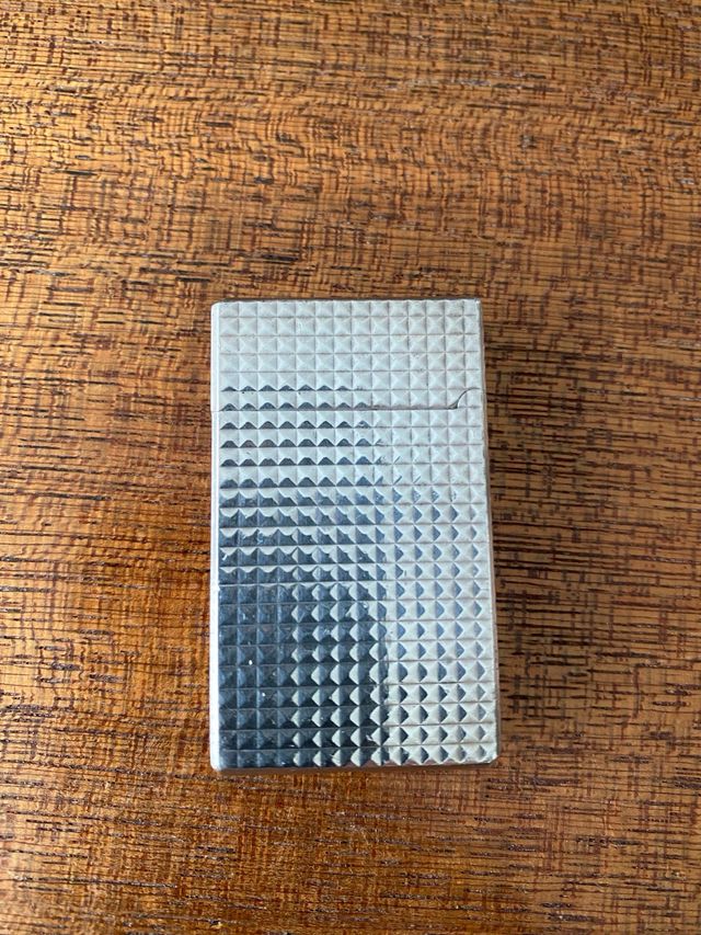 Mechero baño plata.