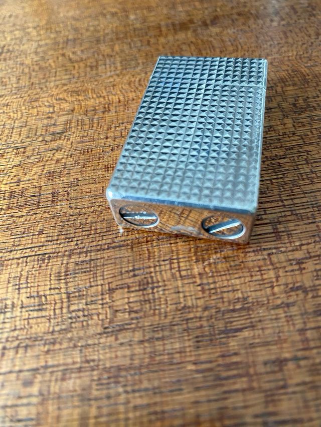 Mechero baño plata.