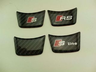 EMBLEMA CARBONO VOLANTE AUDI S SLINE RS