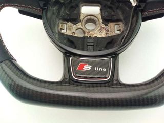 EMBLEMA CARBONO VOLANTE AUDI S SLINE RS