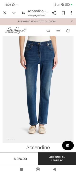 Jeans Luisa Spagnoli tg 48