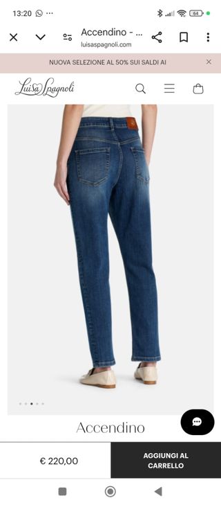 Jeans Luisa Spagnoli tg 48