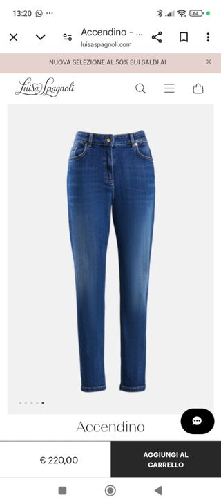 Jeans Luisa Spagnoli tg 48