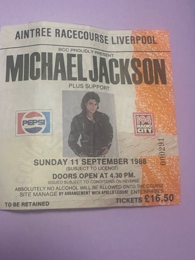 Entrada Michael Jackson