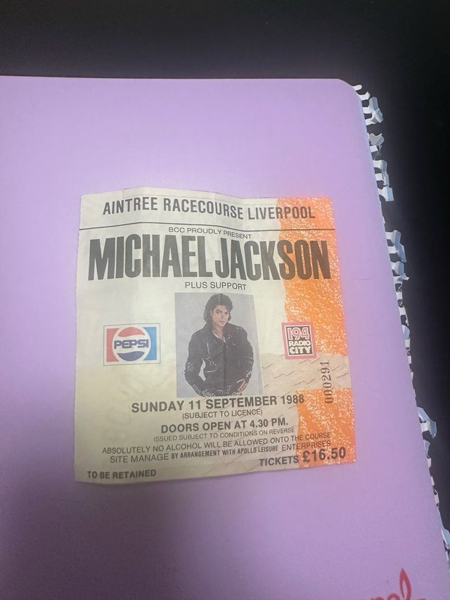 Entrada Michael Jackson