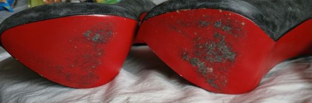 Zapatos tacón ante gris