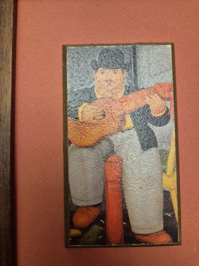 Pareja de cuadros  "Flamencos"