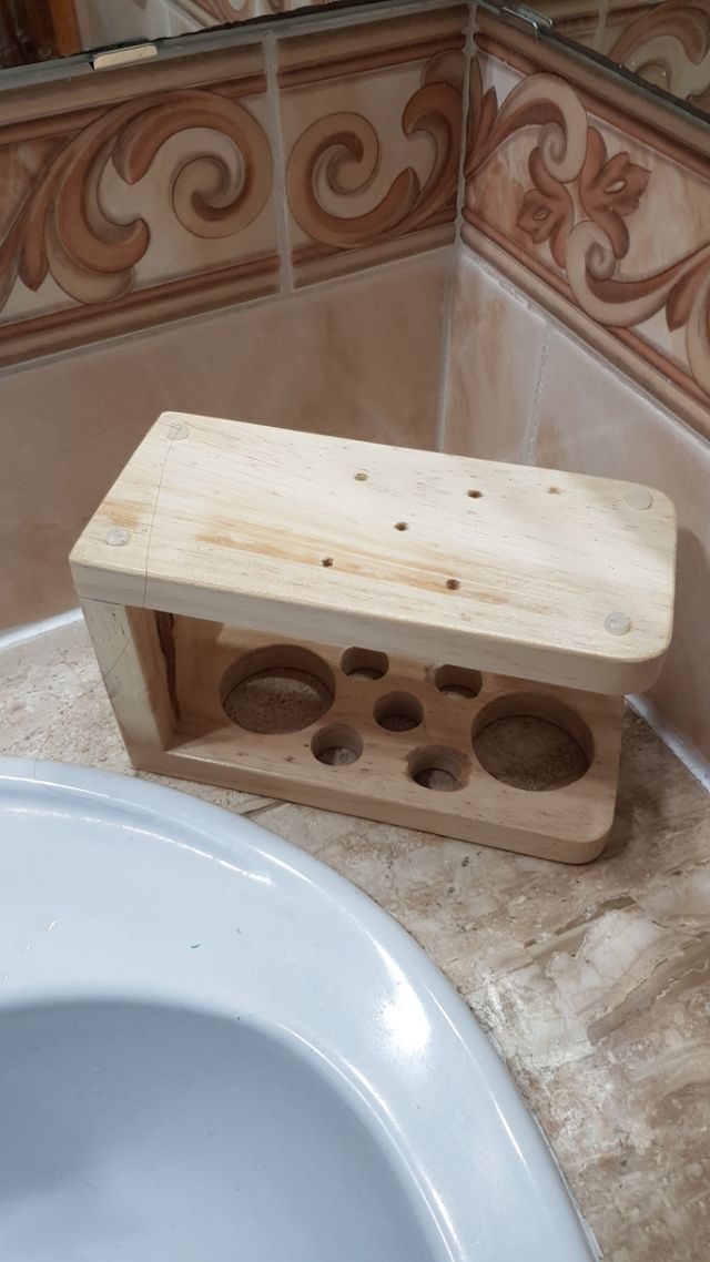 Porta cepillos dientes U