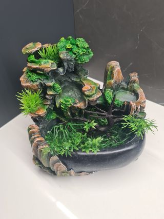 Fonte de água com luz led