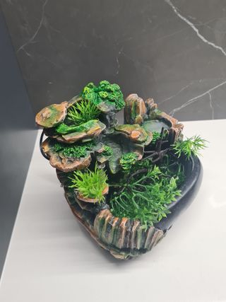 Fonte de água com luz led