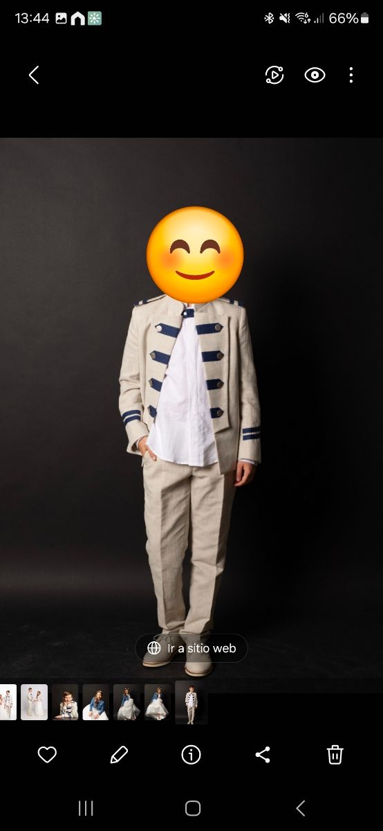 Traje comunión niño