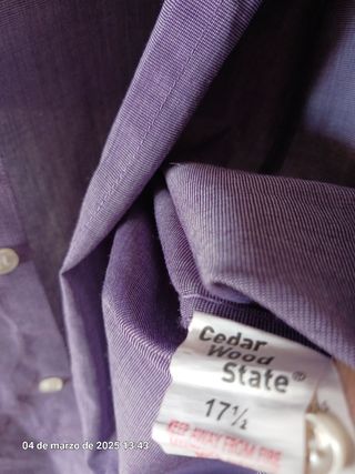 Camisa Hombre manga larga t 50