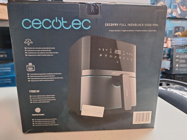Freidora de aire Cecofry Full Lnoxblack 5500 Pro